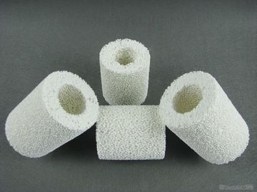 SIC Alumina Ceramic Foam Filter Casting Filtration 90 - 100% Adsorption Rate for fundery