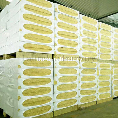 Refractory Insulating Thermal Heat Insulation Fireproof Mineral Rock Wool Board For Building Material