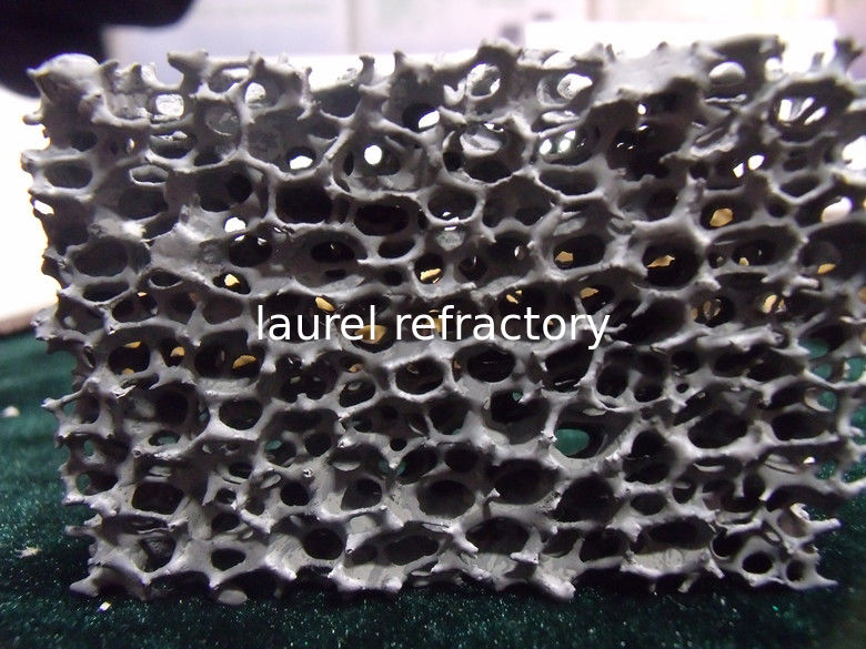 Refractory Insulation Silicon Carbide SIC AL2O3 Ceramic Foam Filter For Steel Improve Production Efficiency