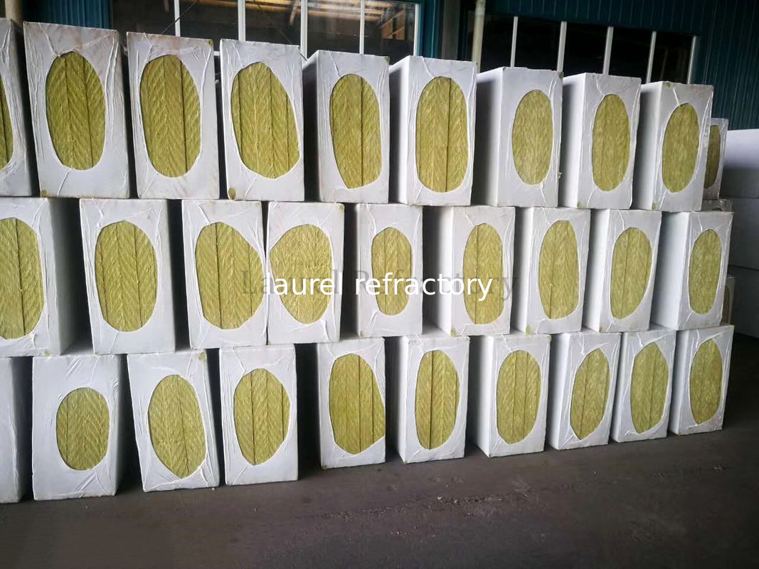 Refractory Insulating Thermal Heat Insulation Fireproof Mineral Rock Wool Board For Building Material
